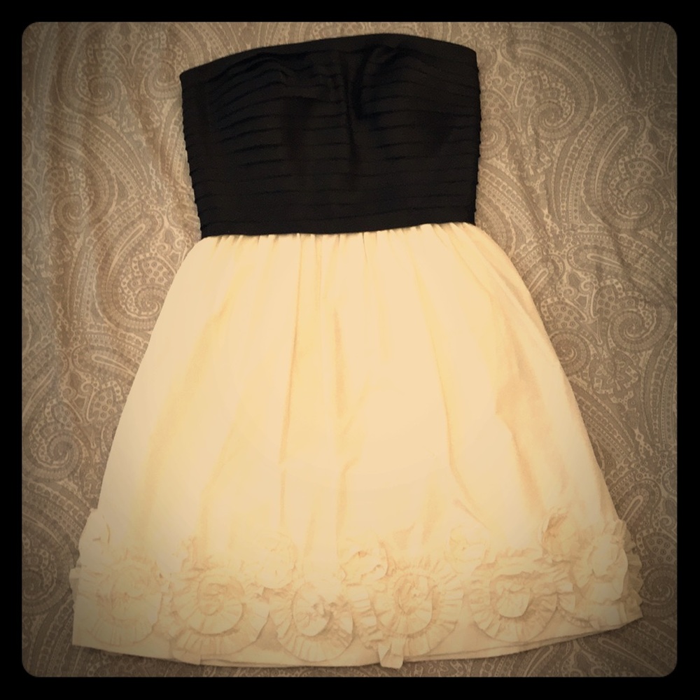 Max and Cleo Black and White Cocktail Dress NWT